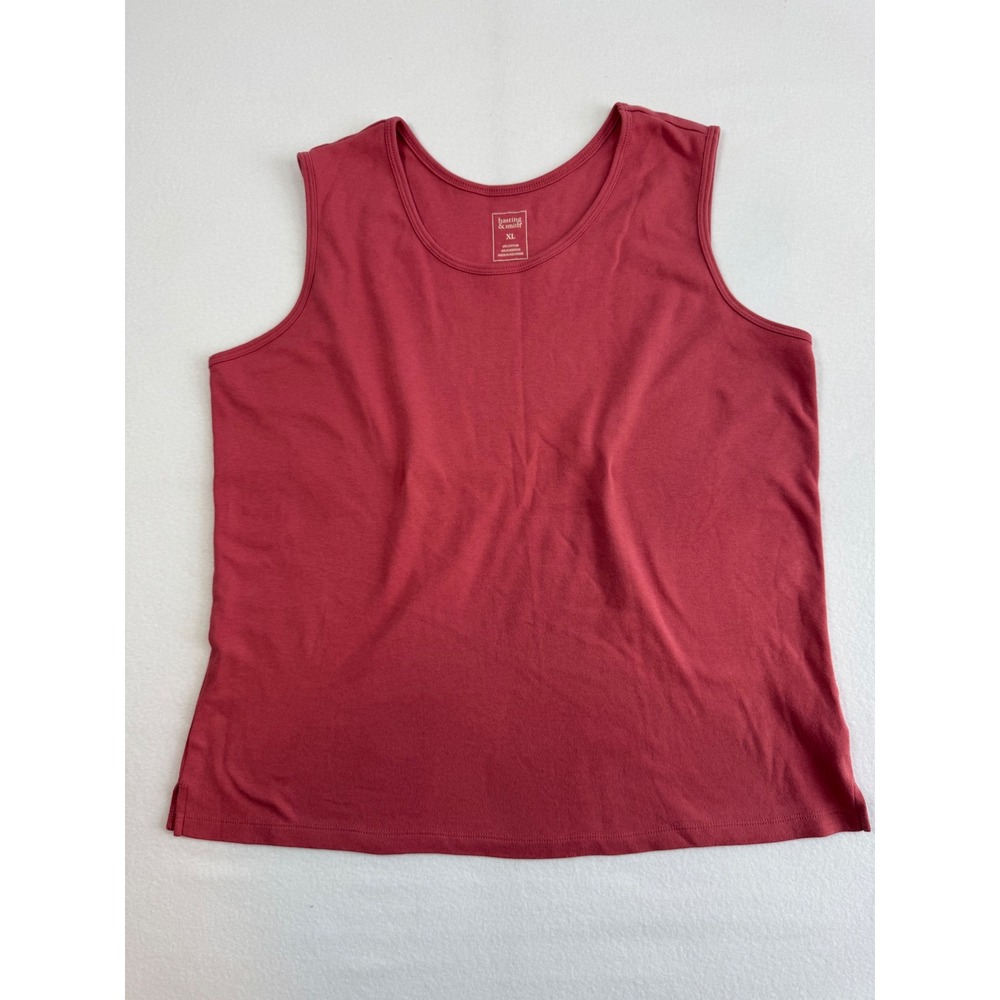 Casual Basic Hasting & Smith Tank Top Womens XL Rose Red